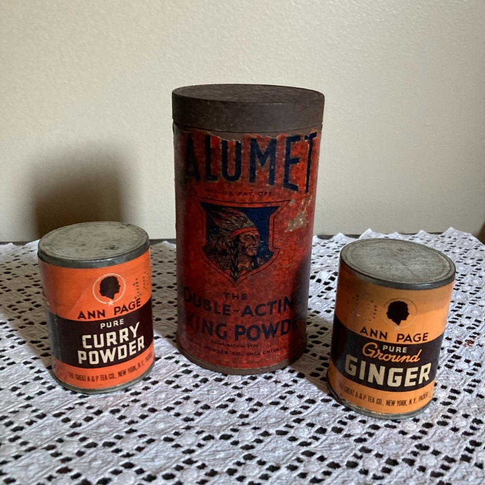Vintage Tins - Set of 3